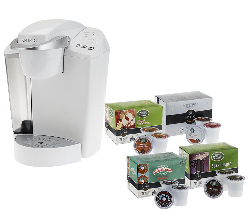 Keurig K45 Coffee Maker with 48 K-Cup Packs & Water Filter Kit QVC.com
